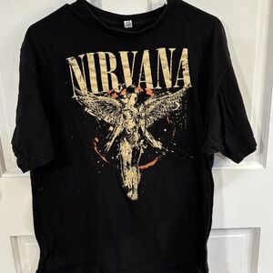 Nirvana Tee-styled XL Tshirt Black